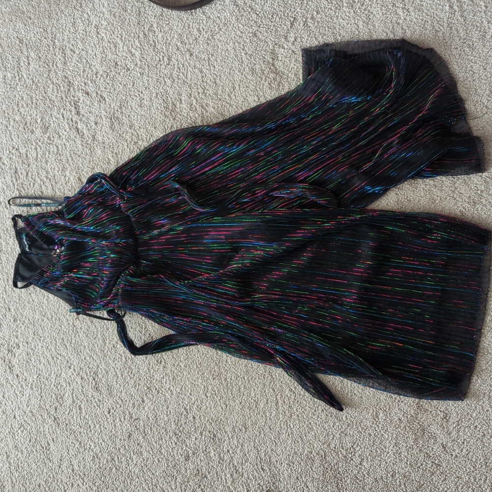 Girls size small sparkly jumpsuit